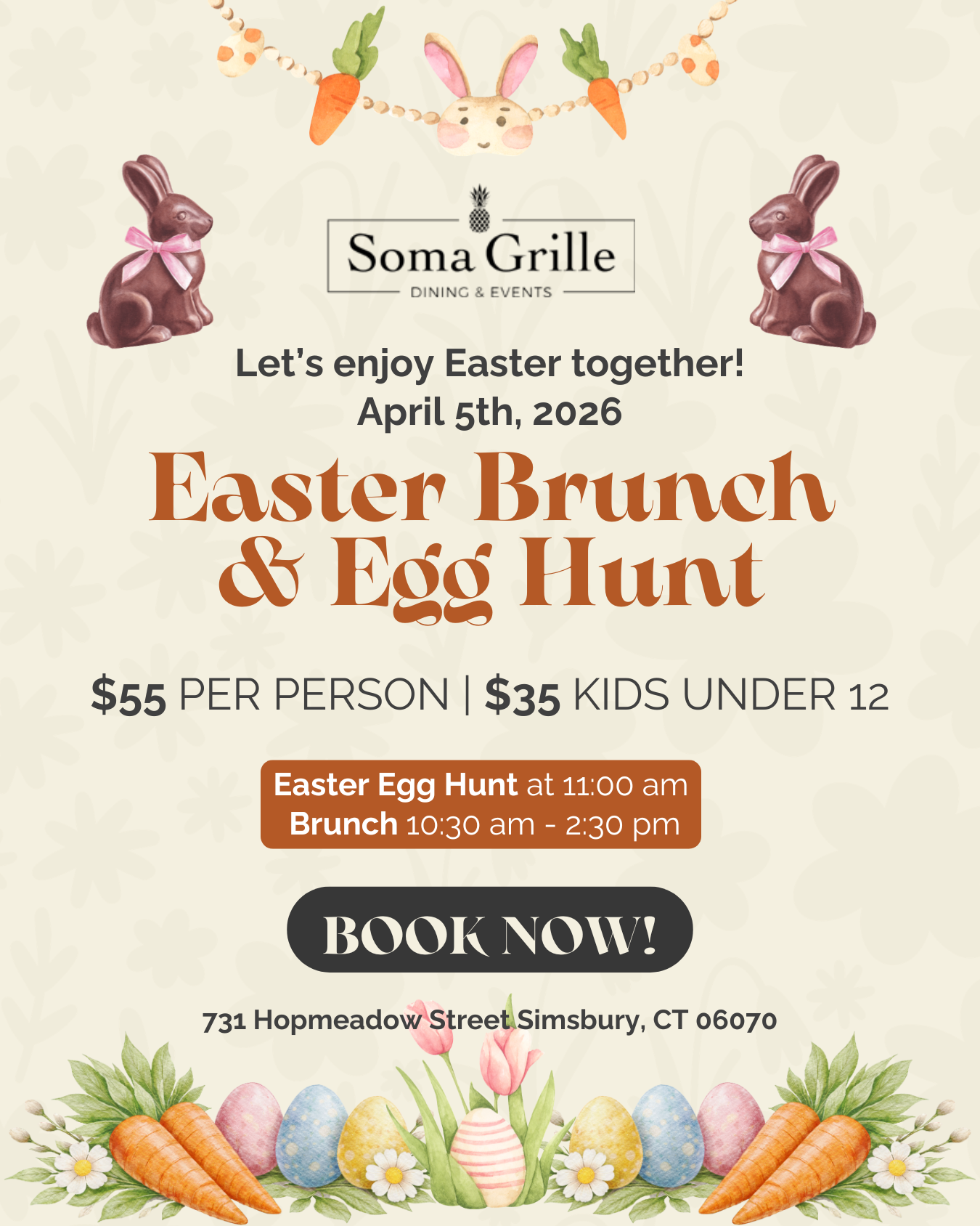 Easter Brunch at Soma Grille